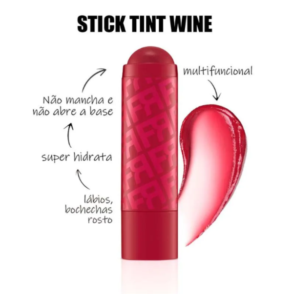Balm Multifuncional Franciny Ehlke Stick Tint We Love Balm Wine - Imagem 2