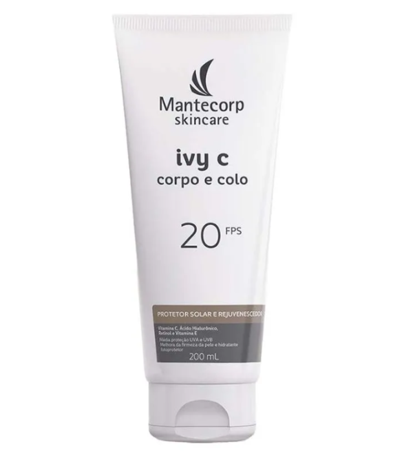 Rejuvenescedor corporal Ivy C Corpo e Colo Mantecorp 200ml