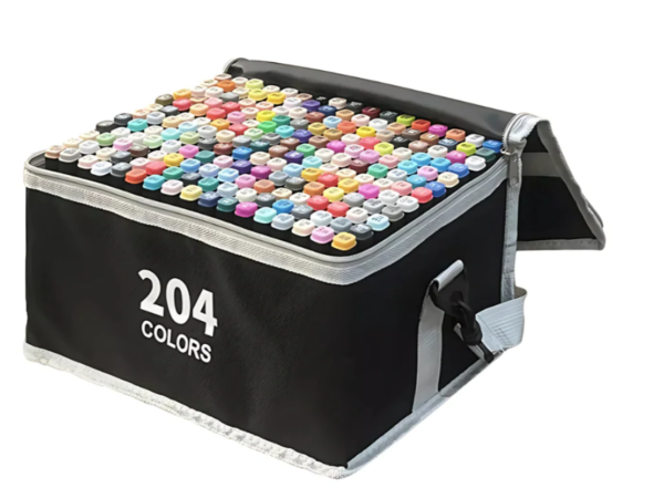 Canetas Marcadores com Ponta Dupla Touch 204 Cores